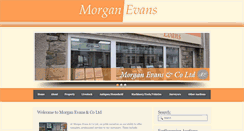 Desktop Screenshot of morganevans.com